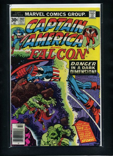 Captain America #202 F/VF 1976 Marvel Jack Kirby Story/Art Comic Book